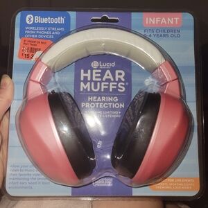 Lucid Audio Pink Infant Hearing Protection Earmuffs